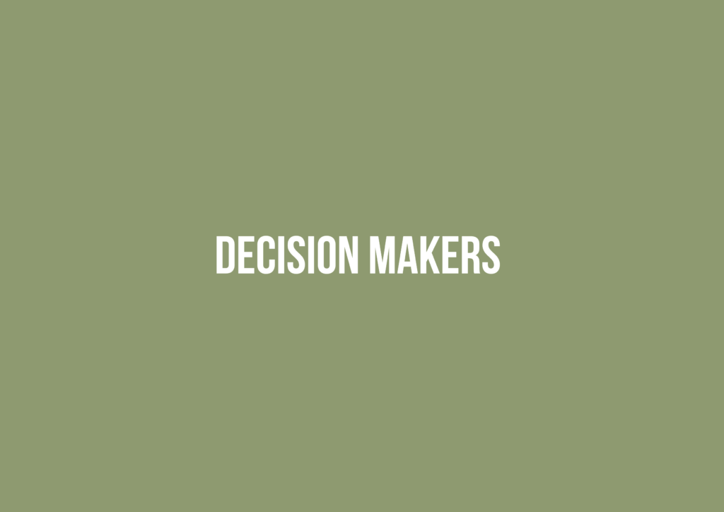 Decision makers